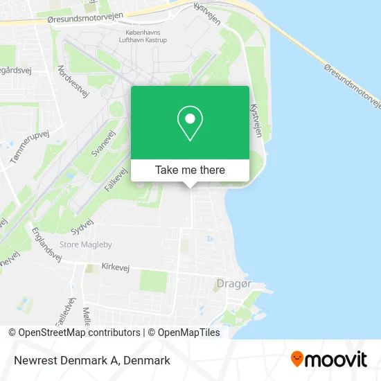Newrest Denmark A map