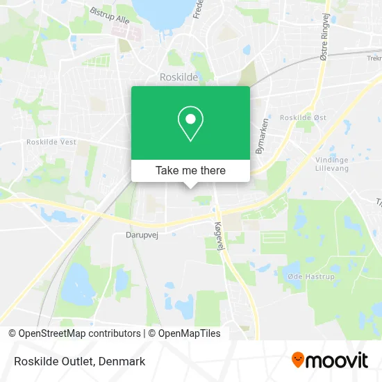Roskilde Outlet map