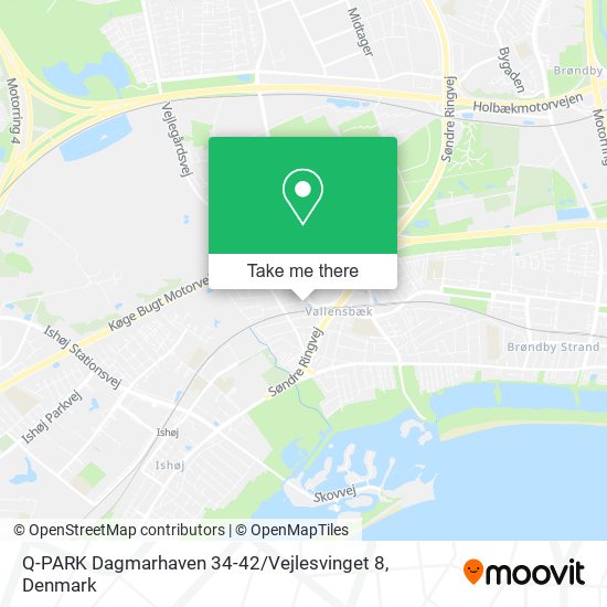 Q-PARK Dagmarhaven 34-42 / Vejlesvinget 8 map