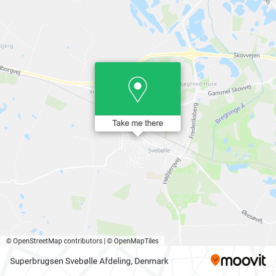 Superbrugsen Svebølle Afdeling map