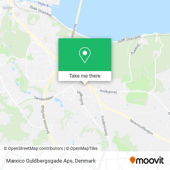 Mæxico Guldbergsgade Aps map