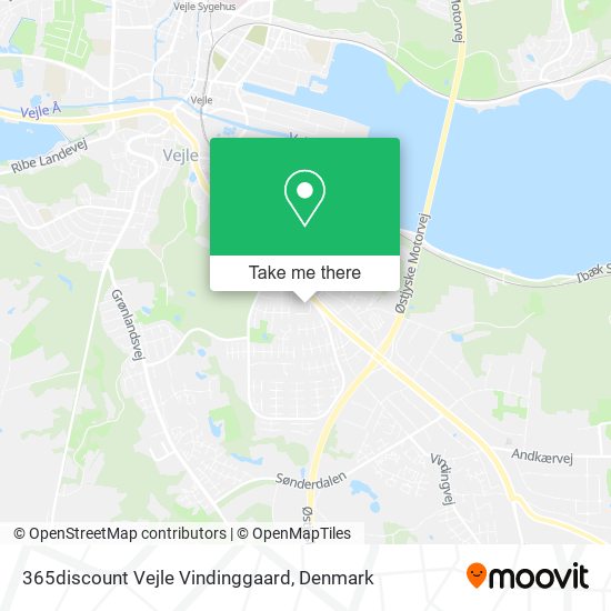 365discount Vejle Vindinggaard map