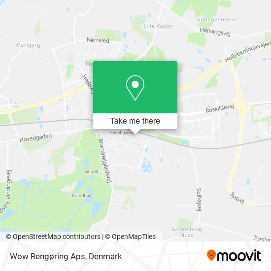 Wow Rengøring Aps map