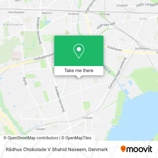 Rådhus Chokolade V Shahid Naseem map