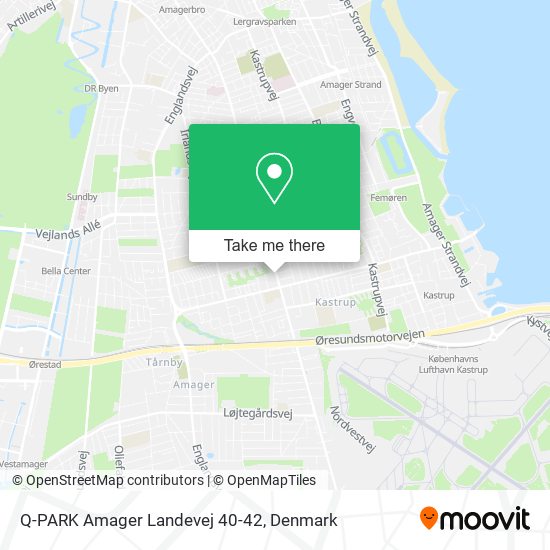 Q-PARK Amager Landevej 40-42 map