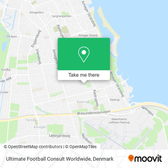 Ultimate Football Consult Worldwide map