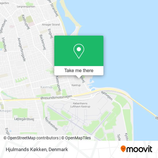 Hjulmands Køkken map