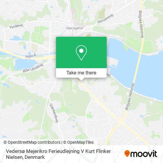 Vedersø Mejerikro Ferieudlejning V Kurt Flinker Nielsen map