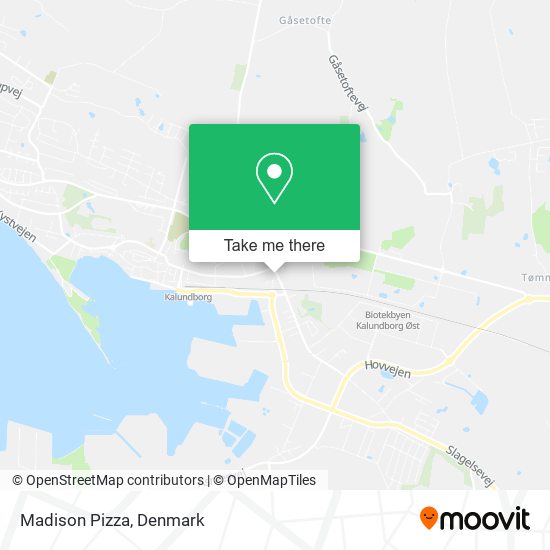 Madison Pizza map