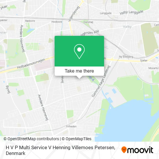 H V P Multi Service V Henning Villemoes Petersen map