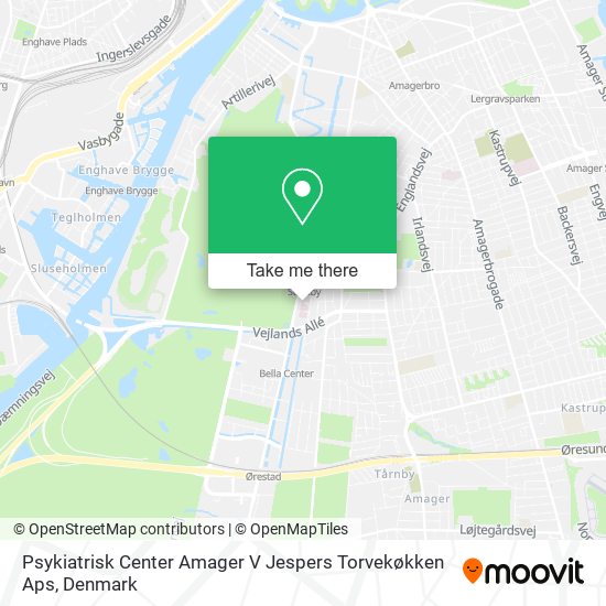Psykiatrisk Center Amager V Jespers Torvekøkken Aps map