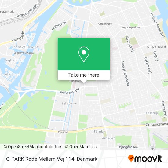 Q-PARK Røde Mellem Vej 114 map