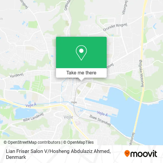 Lian Frisør Salon V / Hosheng Abdulaziz Ahmed map