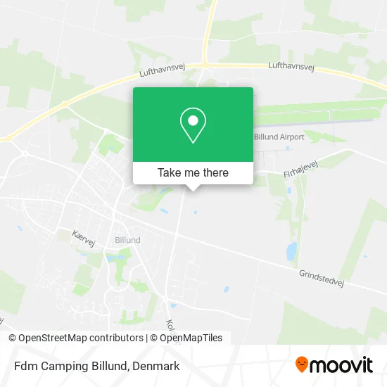 Fdm Camping Billund map