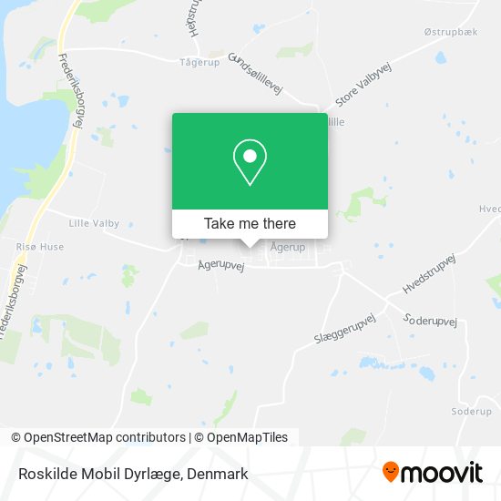 Roskilde Mobil Dyrlæge map