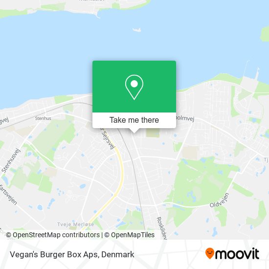 Vegan's Burger Box Aps map