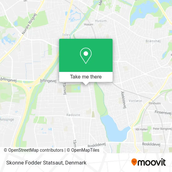 Skonne Fodder Statsaut map