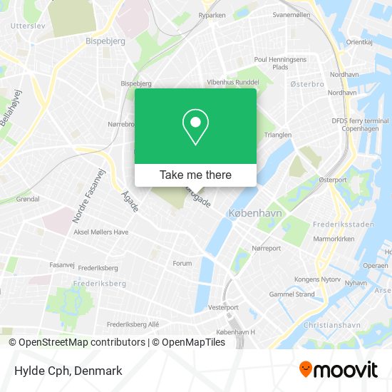 Hylde Cph map