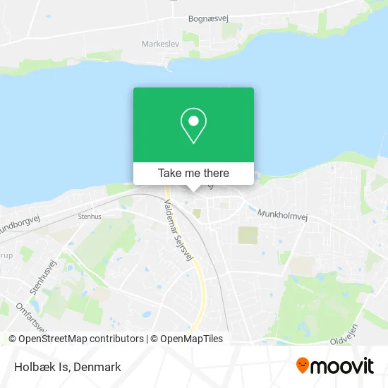Holbæk Is map