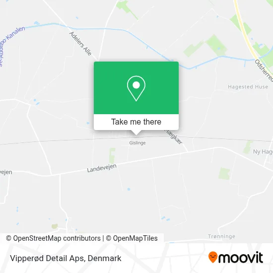 Vipperød Detail Aps map