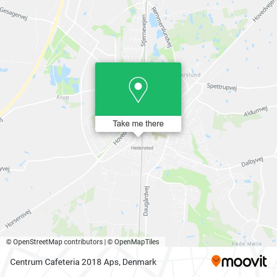 Centrum Cafeteria 2018 Aps map