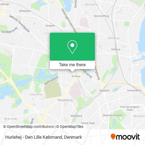 Hurlehej - Den Lille Købmand map