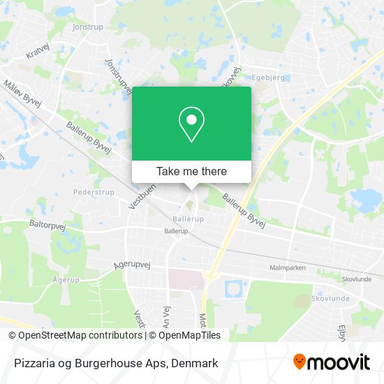 Pizzaria og Burgerhouse Aps map