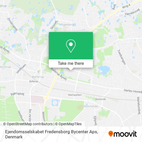 Ejendomsselskabet Fredensborg Bycenter Aps map