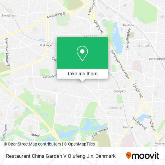 Restaurant China Garden V Qiufeng Jin map