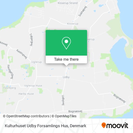 Kulturhuset Udby Forsamlings Hus map