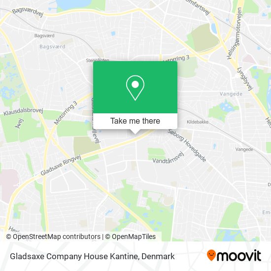 Gladsaxe Company House Kantine map