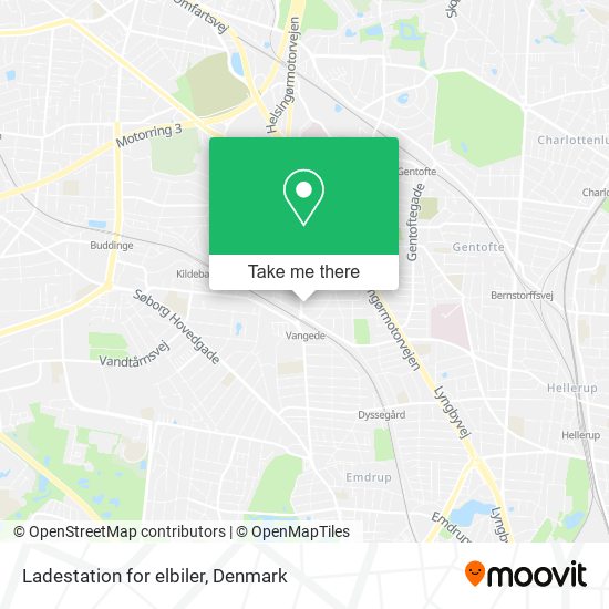 Ladestation for elbiler map