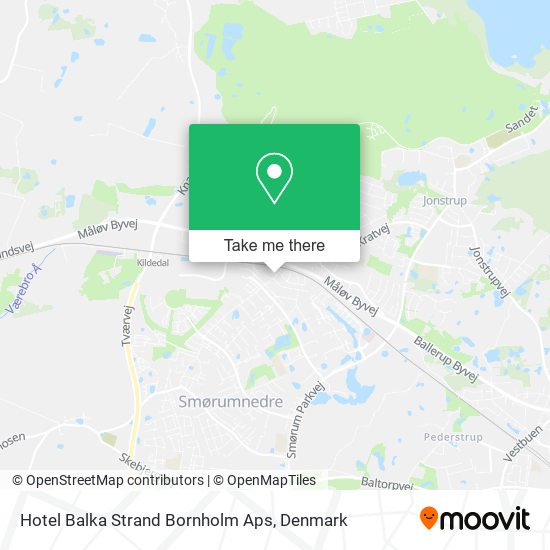 Hotel Balka Strand Bornholm Aps map