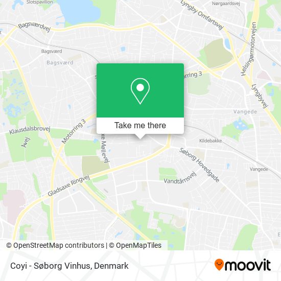 Coyi - Søborg Vinhus map