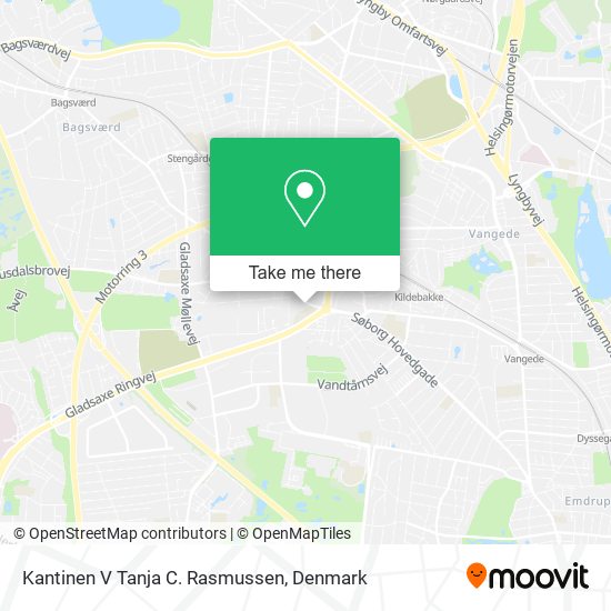 Kantinen V Tanja C. Rasmussen map
