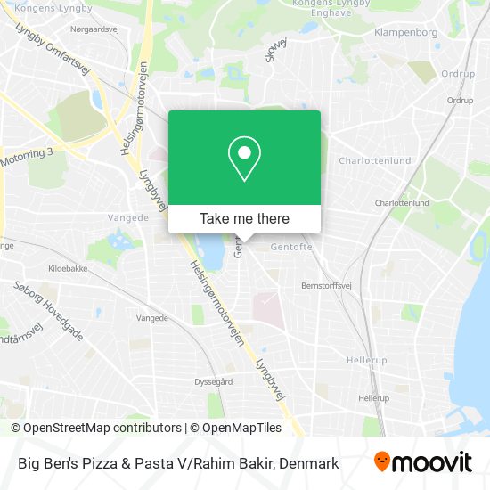 Big Ben's Pizza & Pasta V / Rahim Bakir map