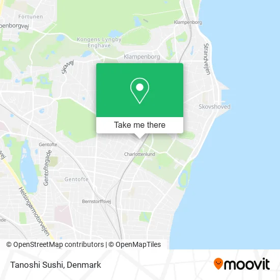 Tanoshi Sushi map