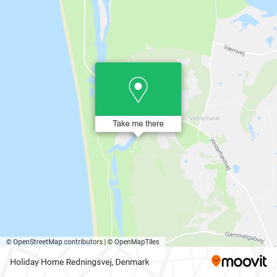 Holiday Home Redningsvej map