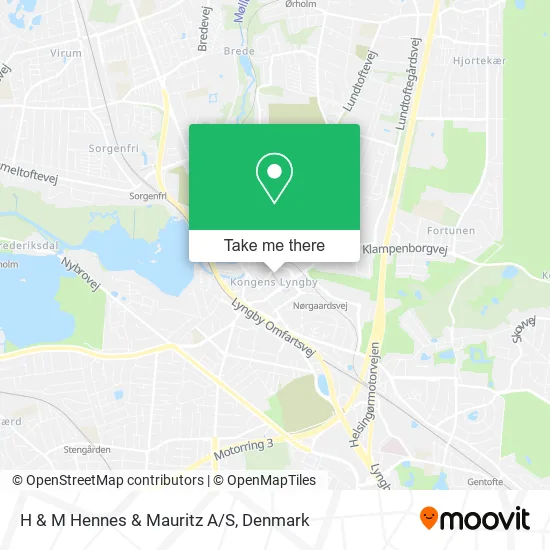 H & M Hennes & Mauritz A/S map