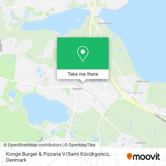 Konge Burger & Pizzaria V / Sami Kücükgoncü map