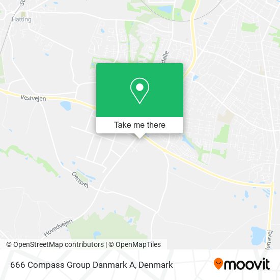 666 Compass Group Danmark A map