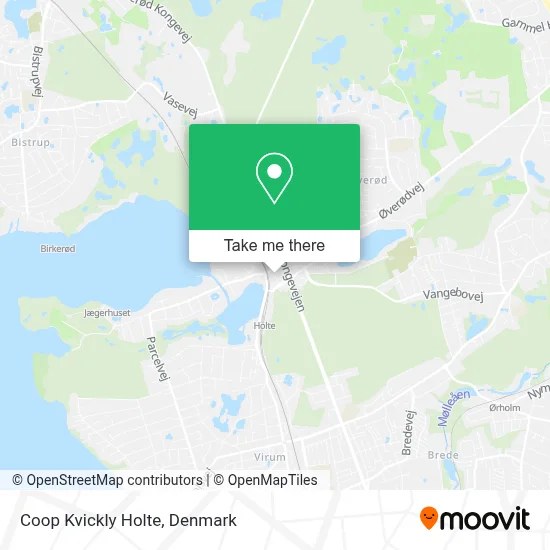 Coop Kvickly Holte map