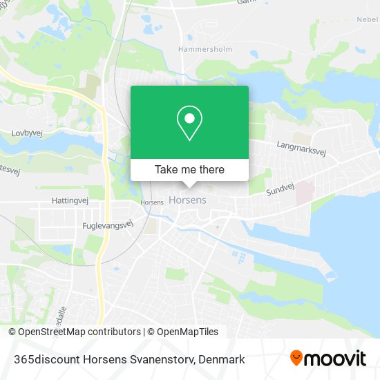 365discount Horsens Svanenstorv map