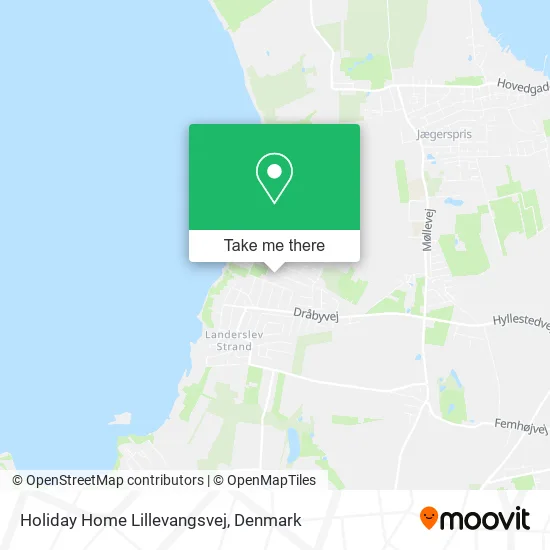 Holiday Home Lillevangsvej map