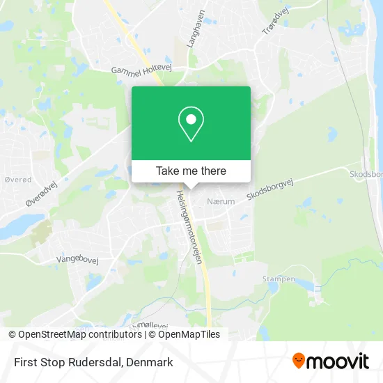 First Stop Rudersdal map