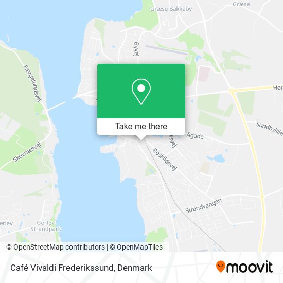 Café Vivaldi Frederikssund map