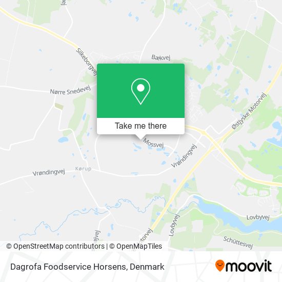 Dagrofa Foodservice Horsens map