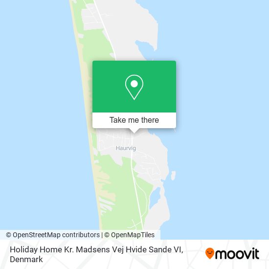 Holiday Home Kr. Madsens Vej Hvide Sande VI map