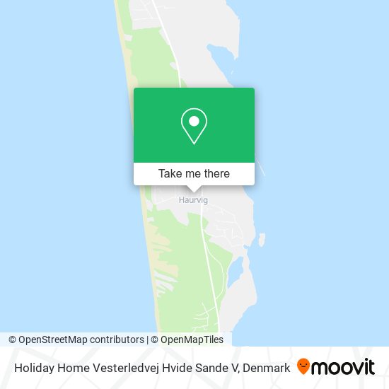 Holiday Home Vesterledvej Hvide Sande V map