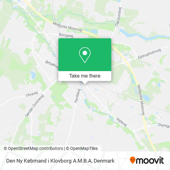 Den Ny Købmand i Klovborg A.M.B.A map